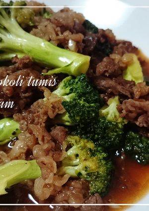 Foto resep Brokoli tumis daging