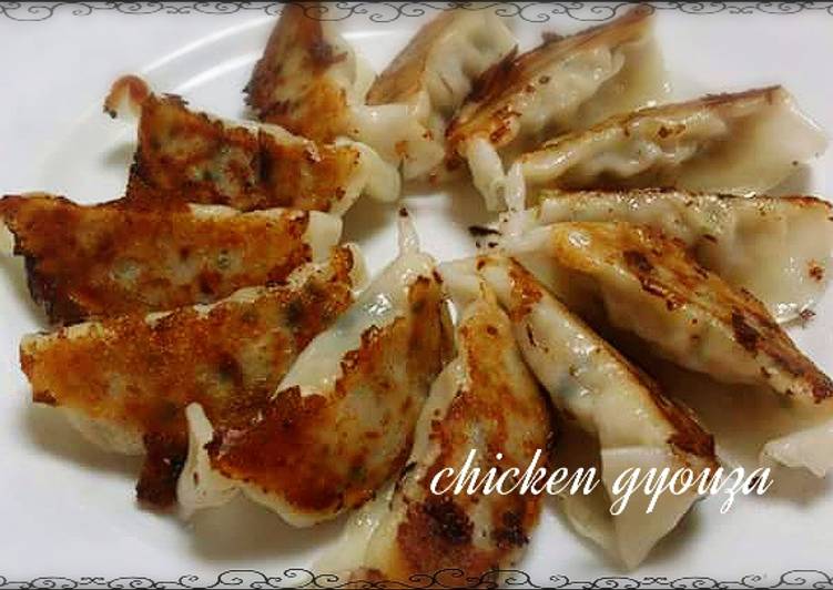 Langkah Mudah untuk Menyiapkan gyouza ayam Anti Gagal