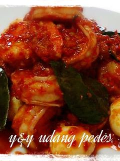 Foto resep udang pedes 