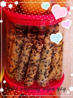 Foto resep Putel semprong wijen