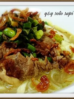 Foto resep Soto sapi bening
