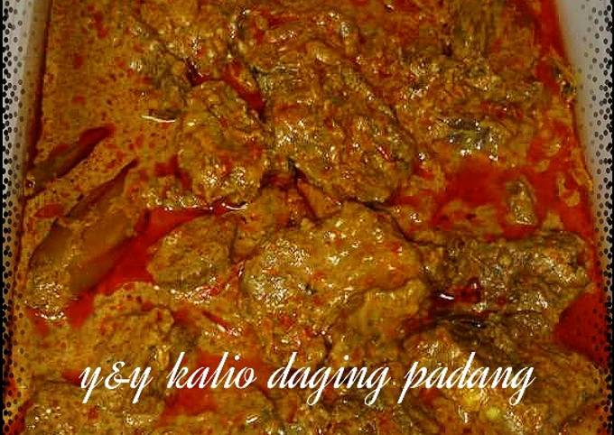 Resep: kalio daging padang Kekinian