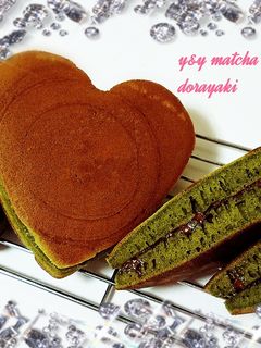 Foto resep My ❤ matcha nutella dorayaki