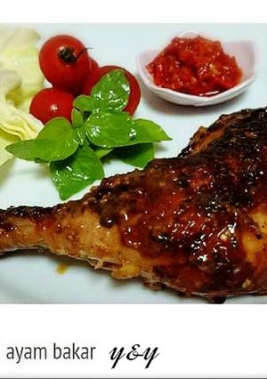 Foto resep ayam bakar bumbu rujak