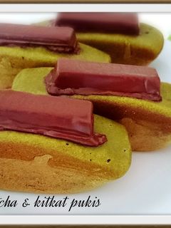 Foto resep Matcha & kitkat pukis