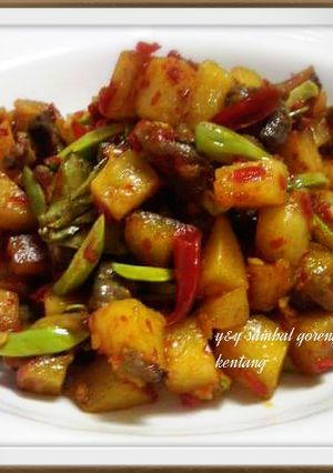 Foto resep Sambel goreng kentang