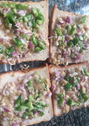 A picture of Melted cheese sandwiches#Weekly Jikoni Challenge.