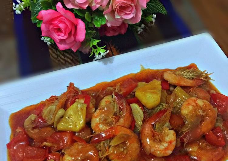 Resep Udang asam manis yang Sempurna