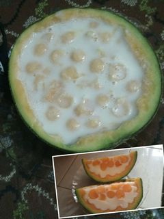 Foto resep Pudding Milky Melon