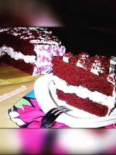 Foto resep Red Velvet (Steamed)