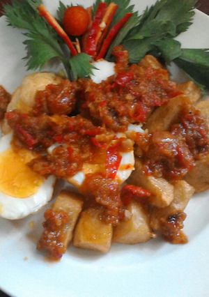 Foto resep Balado telur kentang