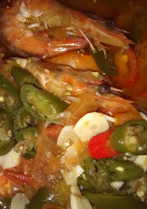 Foto resep Udang Tumis Pedas Manis