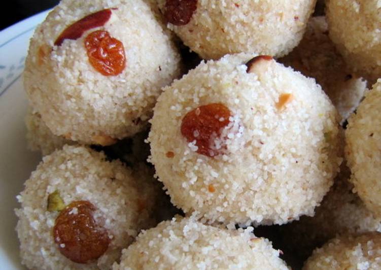 Recipe of Ultimate Rava Ladoo