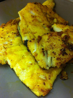A picture of Deep-fried Fish Marinated with Thai Herbs.