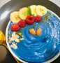 Easy Steps to Prepare Recipe Fruit Smoothie Bowl that is Delicious, So Delicious}