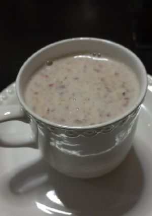 Una foto de Atole de avena con nuez
