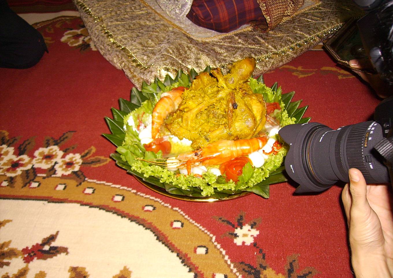 Ayam ingkung balado 