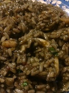 Una foto de Arroz negro