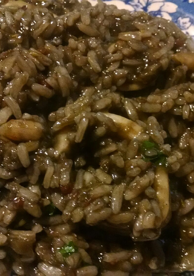 Una foto de Arroz negro