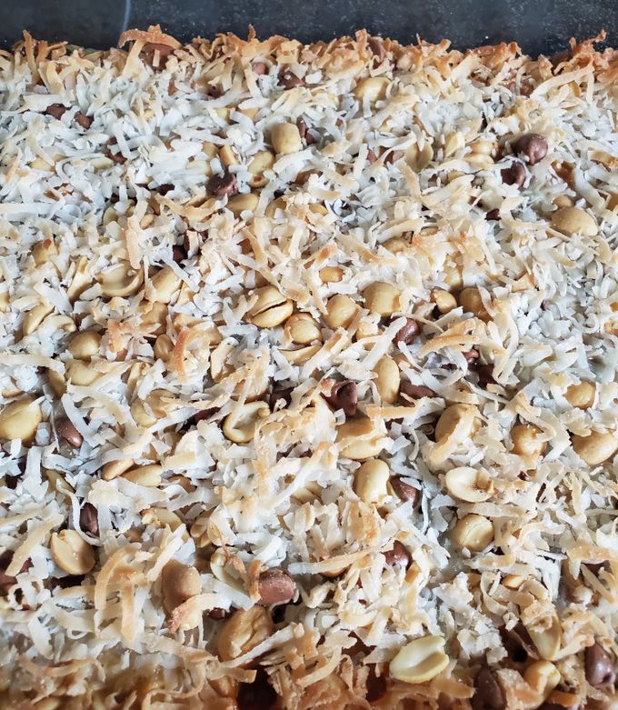 A picture of Magic cookie bars.