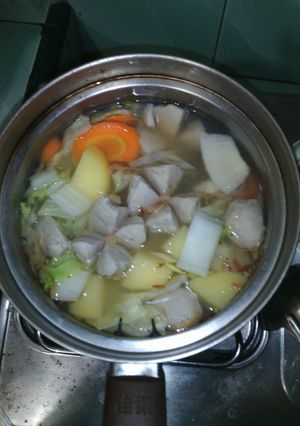 Foto resep sop bakso instan