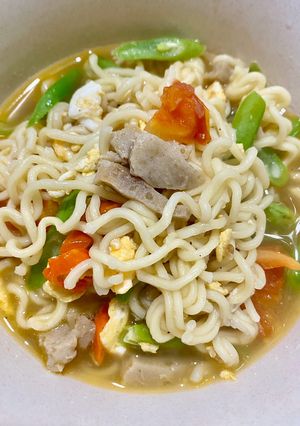 Foto resep Mie kuah bakso