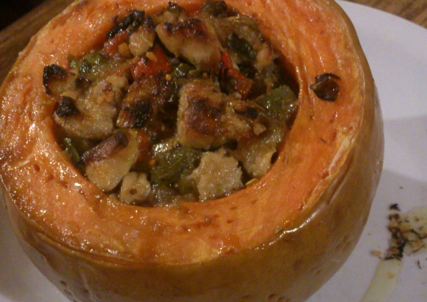 Calabaza rellena 