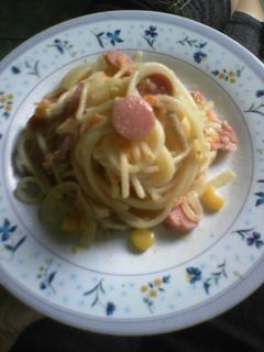 Foto resep simple spagheti with veggie buat si kecil