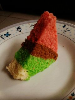 Foto resep Simple Rainbow Cake