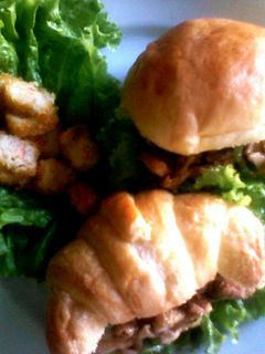 Foto resep Homemade Burger with Chicken Teriyaki
