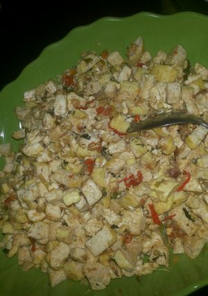 Foto resep orak arik tahu kuning pedas
