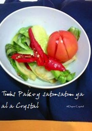 Foto resep Tumis Pakcoy Satu-Satunya Ala Crystal
