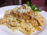 feutticini filet ayam with caos kilat