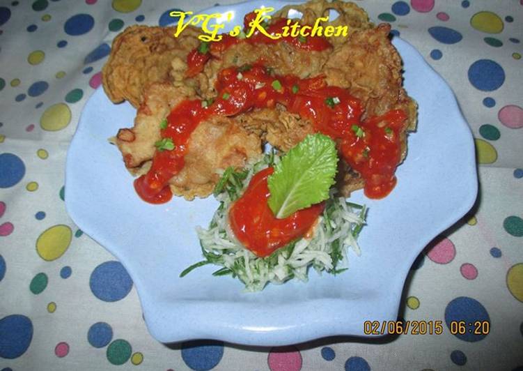 Recipe of Homemade Tomato Chicken (TOMAT AYAM)