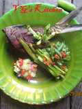 MILKFISH GRILLED with LEMON SAUCE (Mbohi Dungga Uta Londe)