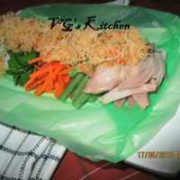 A picture of Vegetables with Grated Coconut Sambal (GUDANGAN).