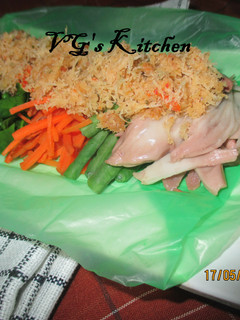 A picture of Vegetables with Grated Coconut Sambal (GUDANGAN).
