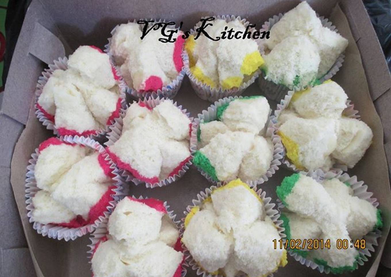 STEAMED SPONGE CAKE (Bolu Kukus)