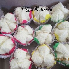 A picture of STEAMED SPONGE CAKE (Bolu Kukus).