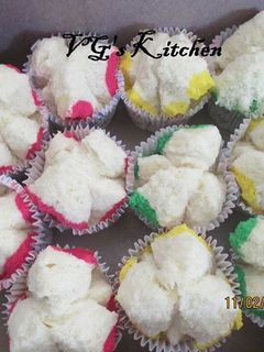 A picture of STEAMED SPONGE CAKE (Bolu Kukus).