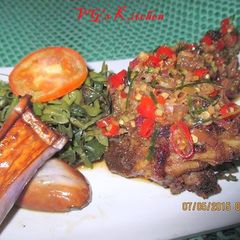 GRILLED CHICKEN SAMBAL MATAH (Ayam Bakar Sambal Matah) A picture of GRILLED CHICKEN SAMBAL MATAH (Ayam Bakar Sambal Matah).