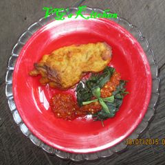 Snakehead Fish Waterspinach Salad (GABUS LALAP KANGKUNG) A picture of Snakehead Fish Waterspinach Salad (GABUS LALAP KANGKUNG).