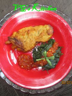 A picture of Snakehead Fish Waterspinach Salad (GABUS LALAP KANGKUNG).
