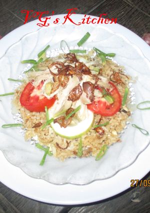 A picture of Fried Rice from Central Java (NASI GORENG JAWA TENGAH).