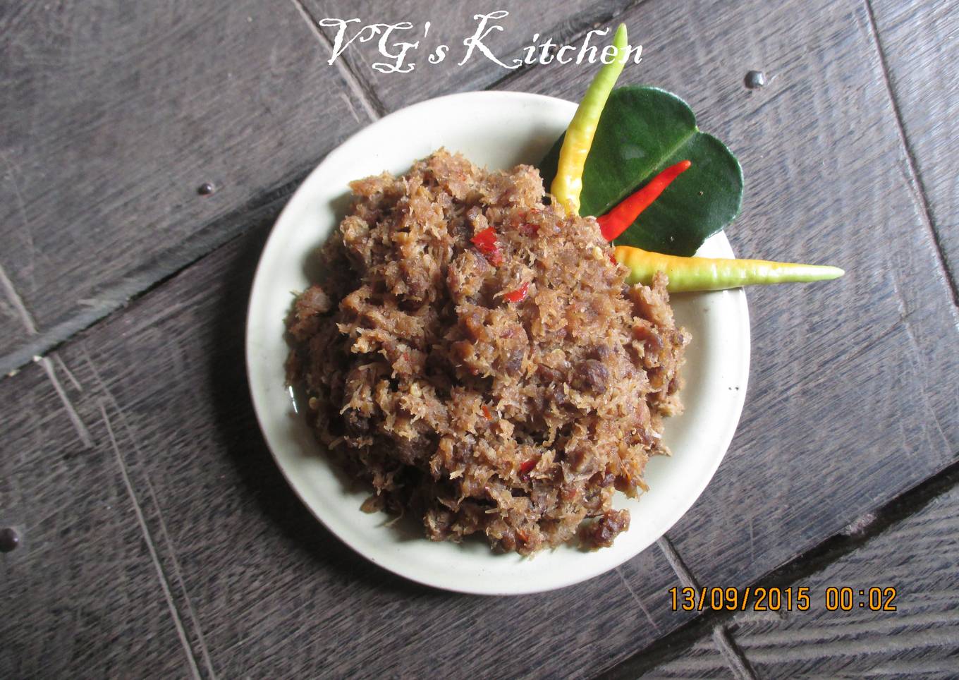 Coconut Sambal with Mature Tempeh (SAMBAL JENGGOT)