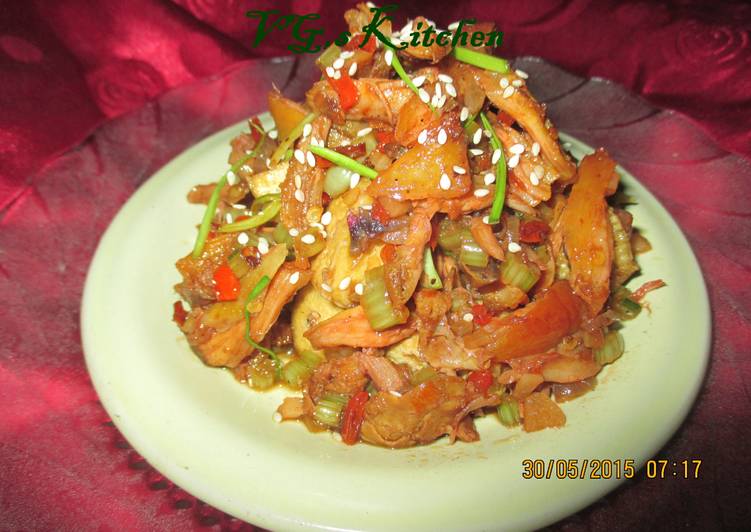 Steps to Prepare Any-night-of-the-week Pickled Chicken (ACAR AYAM)