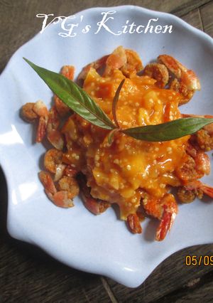 A picture of Sour Eggplant Hot Sauce (SAMBAL TERONG ASAM).