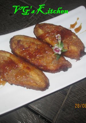 A picture of Dutch Fried Plantains (SANGGARA BALANDA).
