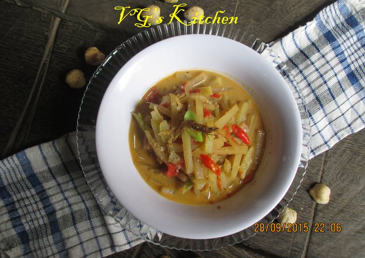 Recipe of Speedy Chayote with Coconut milk (JANGAN JIPANG)