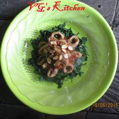 A picture of CUTTLEFISH KALE (Sotong Kangkung).